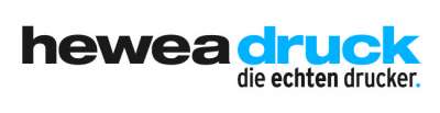 Hewea Druck Logo mit Claim
